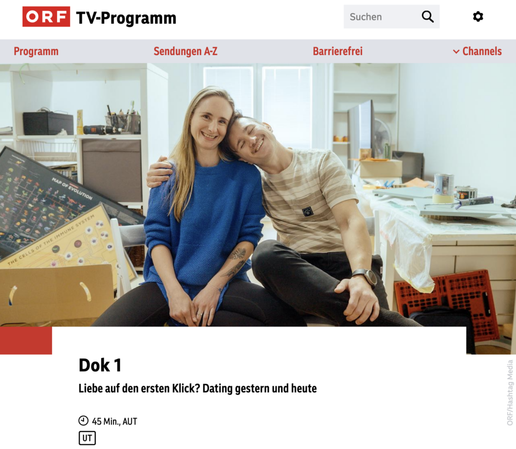 Screenshot: DOK1 Liebe auf den ersten Klick